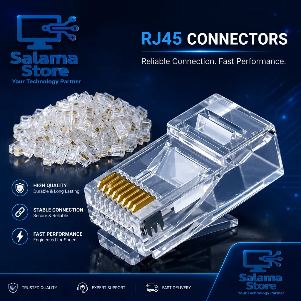 موصلات AC RJ45 معيارية من الفئة CAT6 - عبوة من 500 قطعة