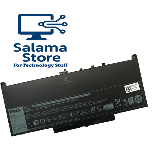 بطارية مدمجة طراز J60J5 7.6 فولت 55 واط في الساعة لجهاز Dell Latitude E7270 وE7470