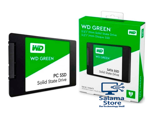 WD Green 480GB Internal PC SSD - SATA III 6 Gb/s, 2.5"/7mm - WDS480G2G0A